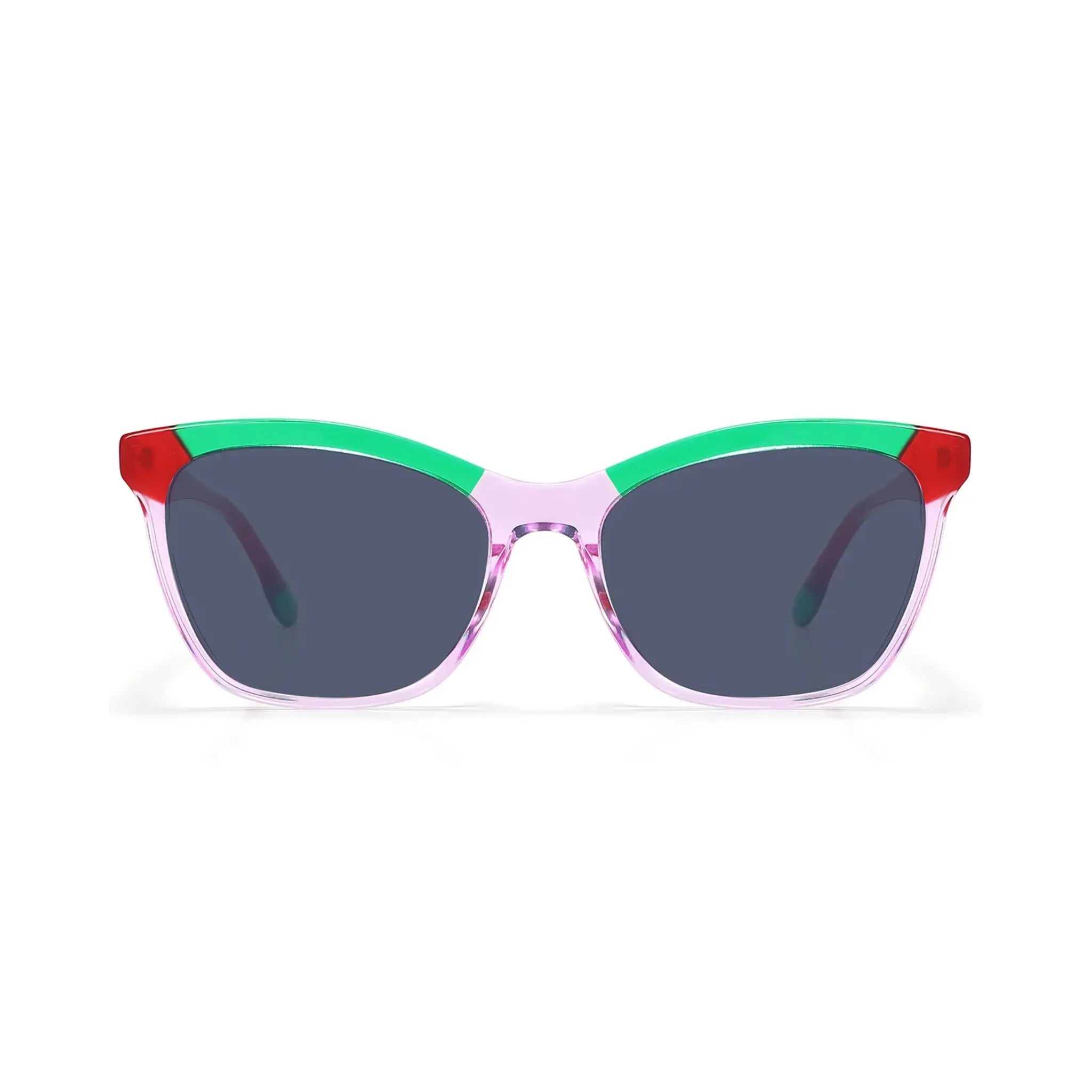 Betty’s Retro Shades Angelica sunglasses in marbled purple with dark grey lenses