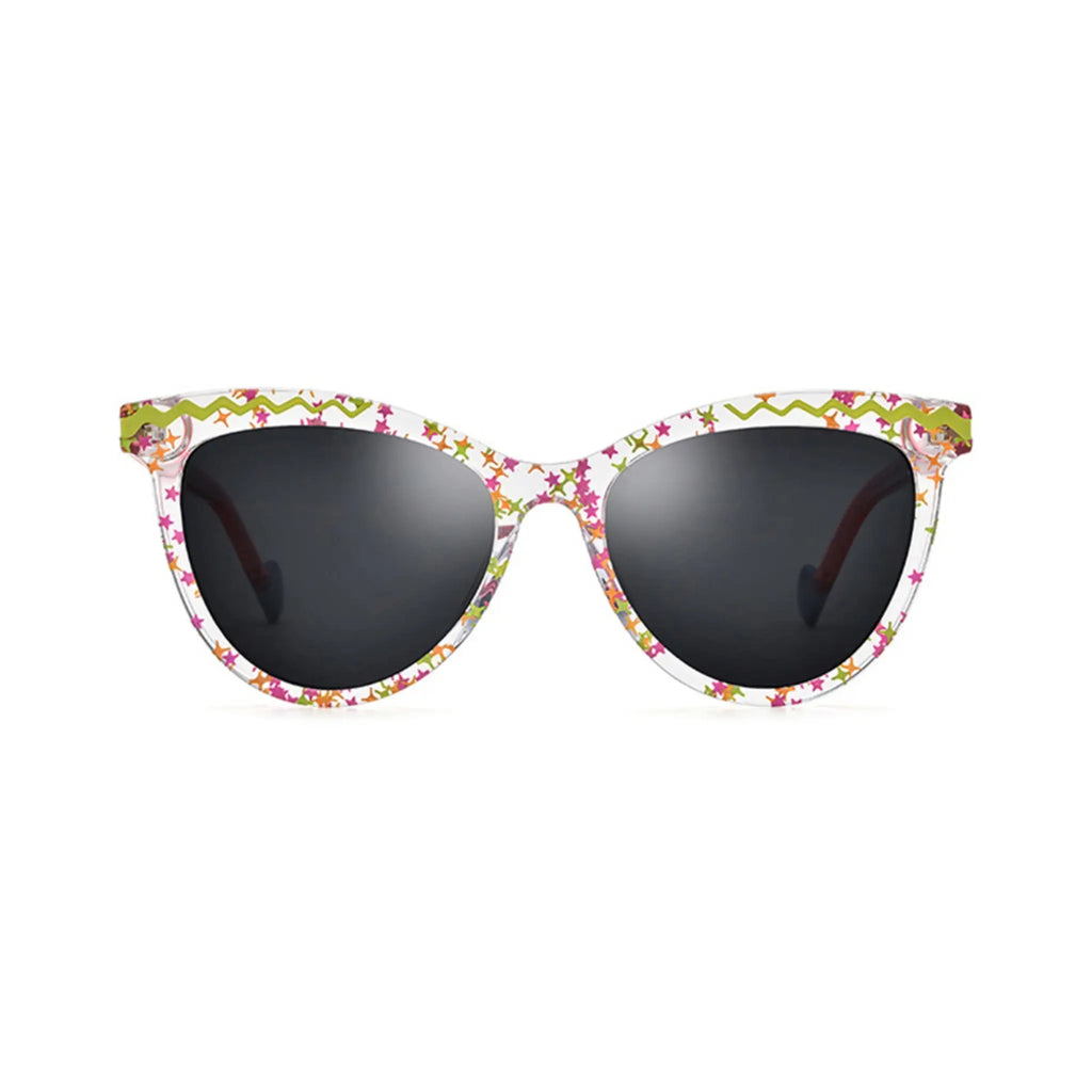 Betty’s Retro Shades Bambi sunglasses in frost with dark grey lenses