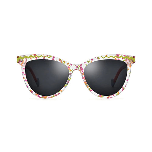 Betty’s Retro Shades Bambi sunglasses in frost with dark grey lenses