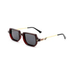 Betty’s Retro Shades Beatrice sunglasses in clear brown with dark grey lenses