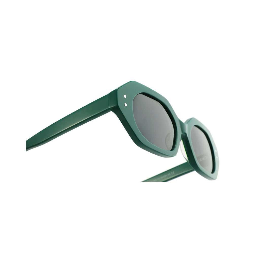 Betty’s Retro Shades Bettina sunglasses in green with dark grey lenses
