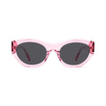 Betty’s Retro Shades Candy sunglasses in clear pink with dark grey lenses