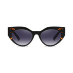 Betty’s Retro Shades Carlotta sunglasses in marbled black with grey gradient lenses