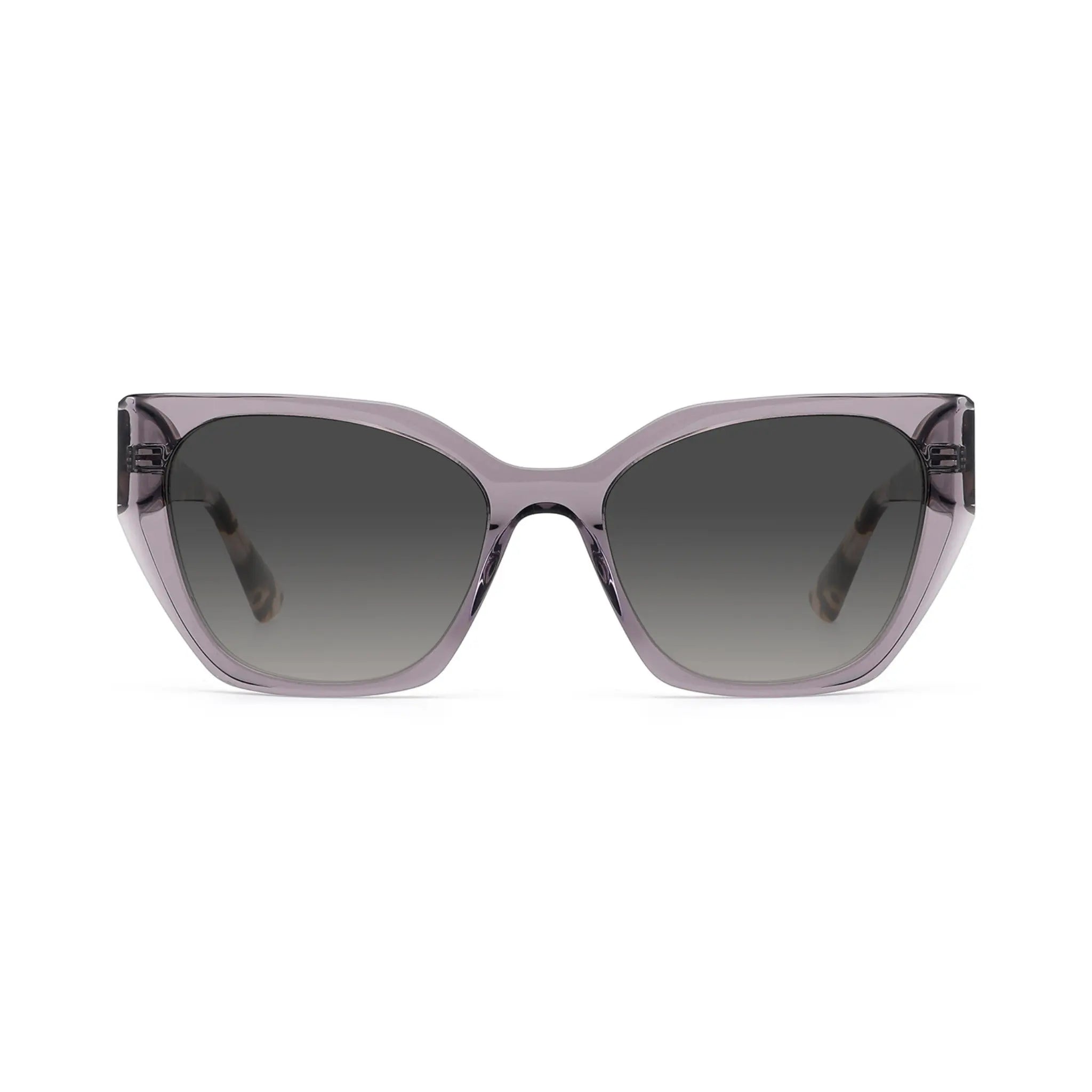 Betty’s Retro Shades Clara sunglasses in clear grey with grey gradient lenses
