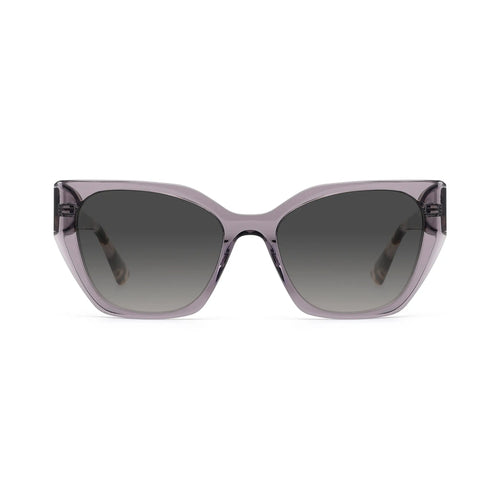 Betty’s Retro Shades Clara sunglasses in clear grey with grey gradient lenses