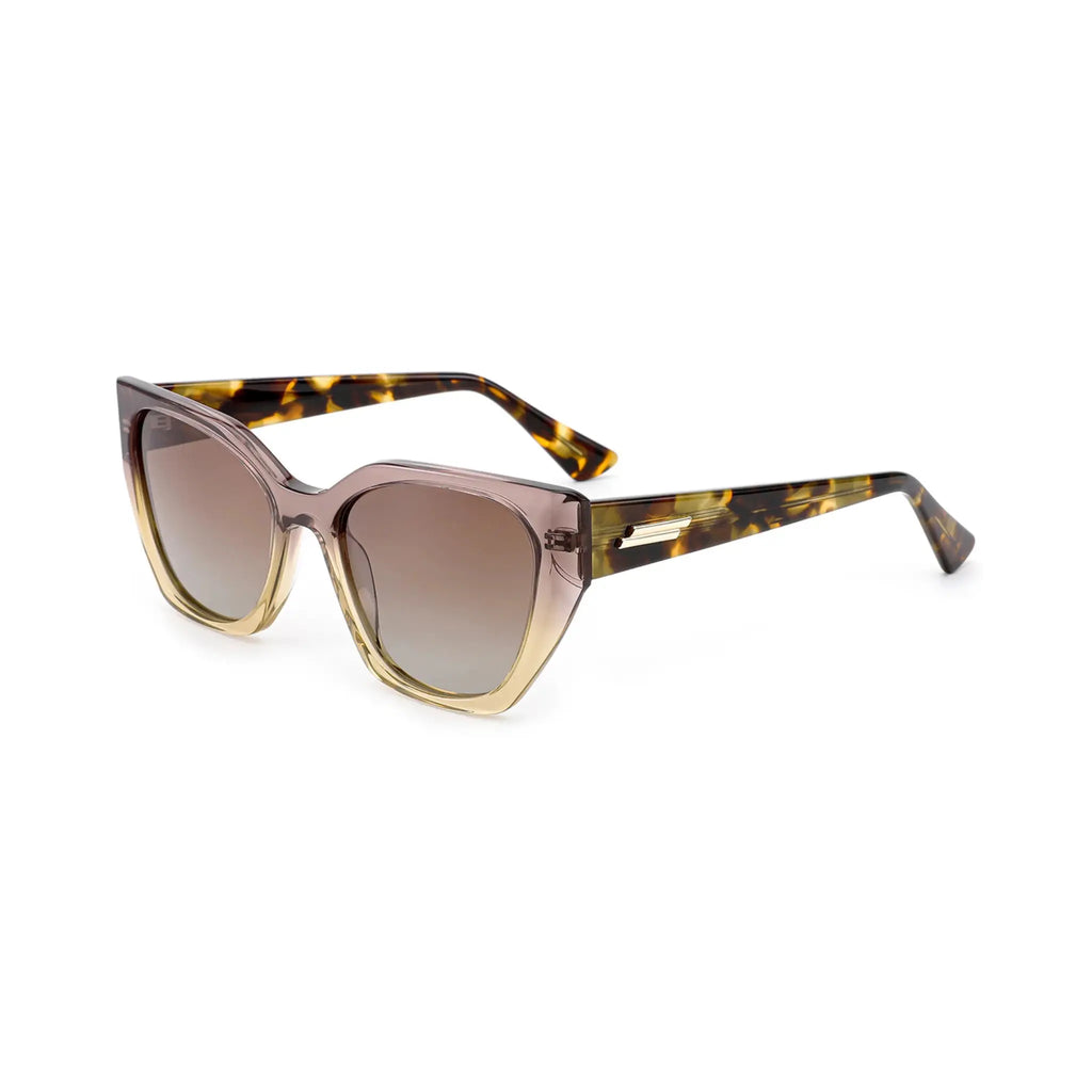 Betty’s Retro Shades Clara sunglasses in yellow gradient with amber gradient lenses