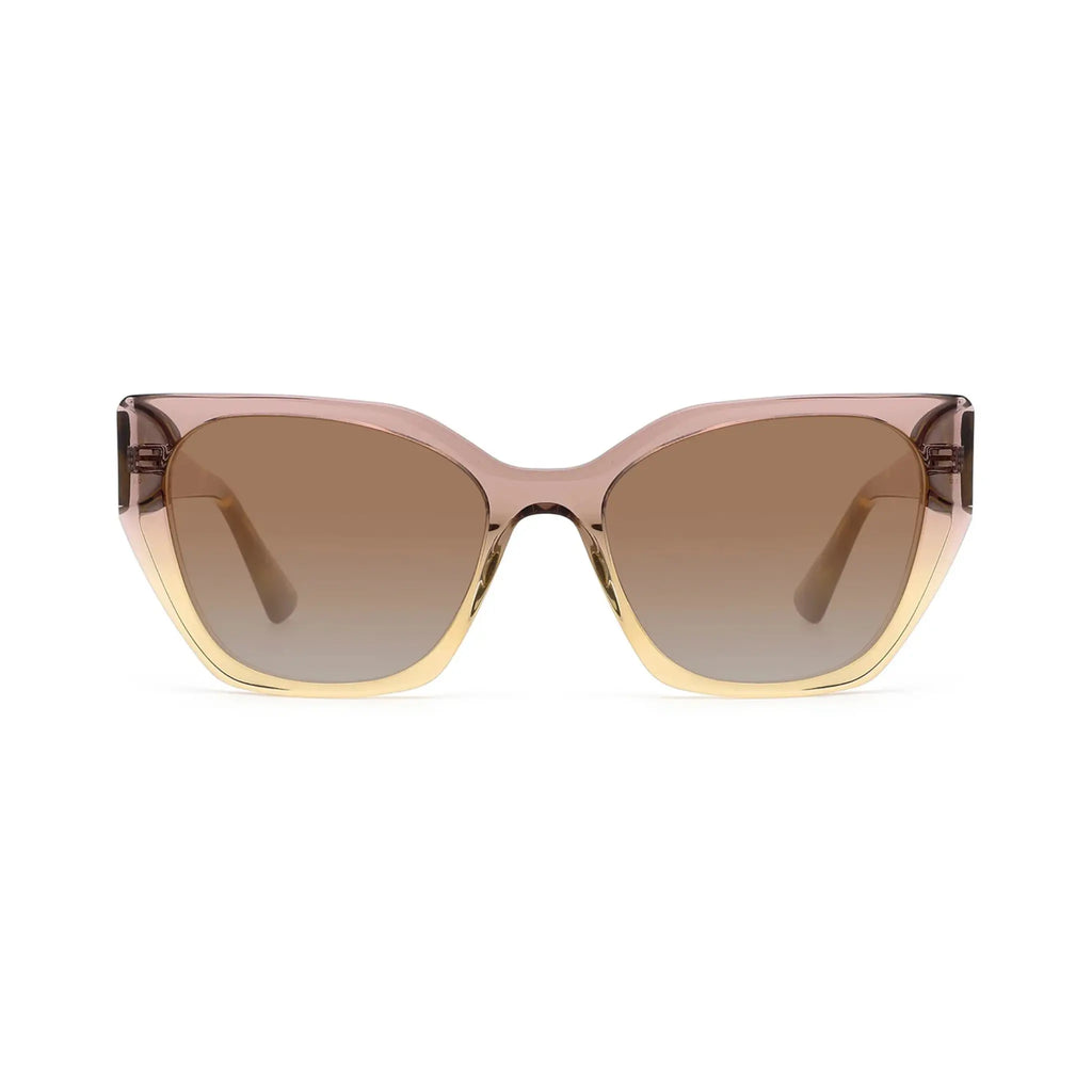 Betty’s Retro Shades Clara sunglasses in yellow gradient with amber gradient lenses