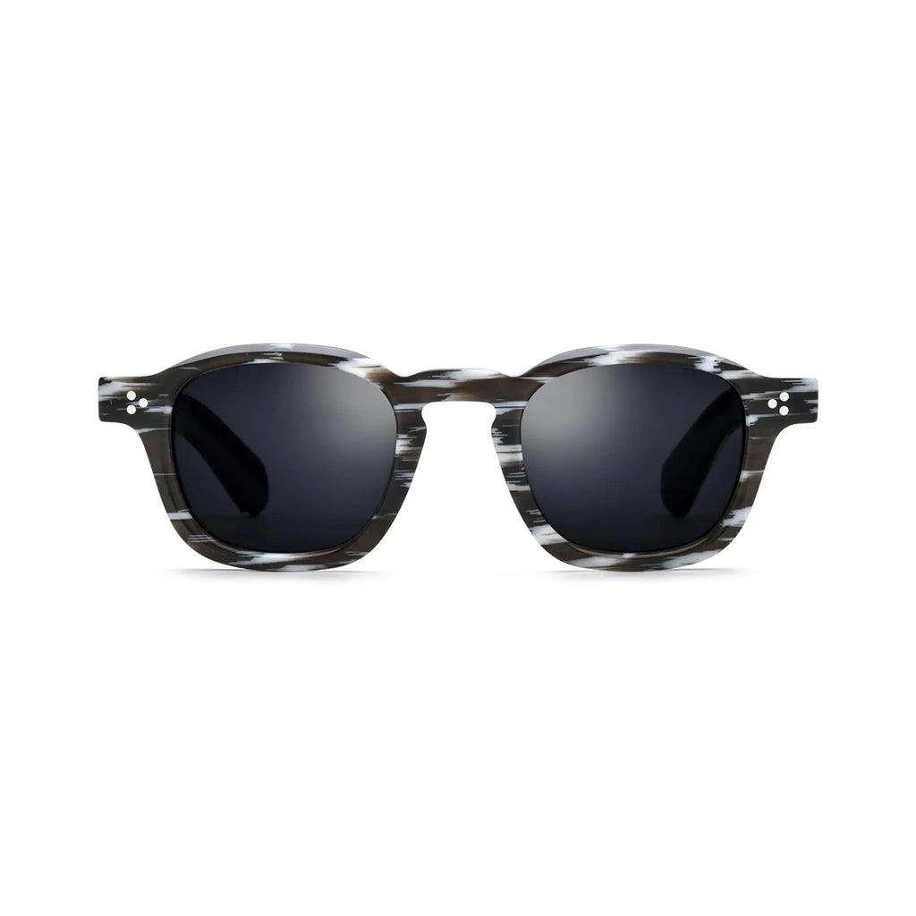 Betty’s Retro Shades Connie sunglasses in marbled black with dark grey lenses