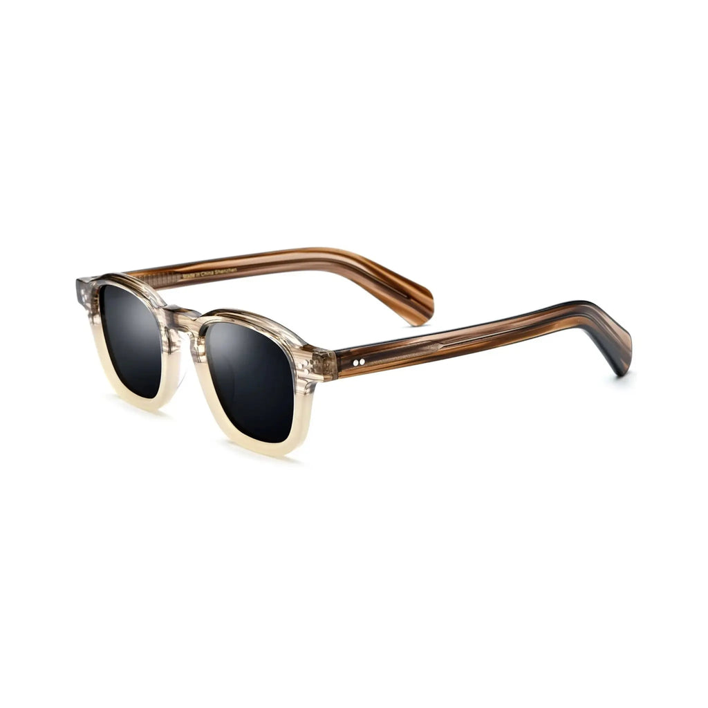 Betty’s Retro Shades Connie sunglasses in marbled brown with dark grey lenses