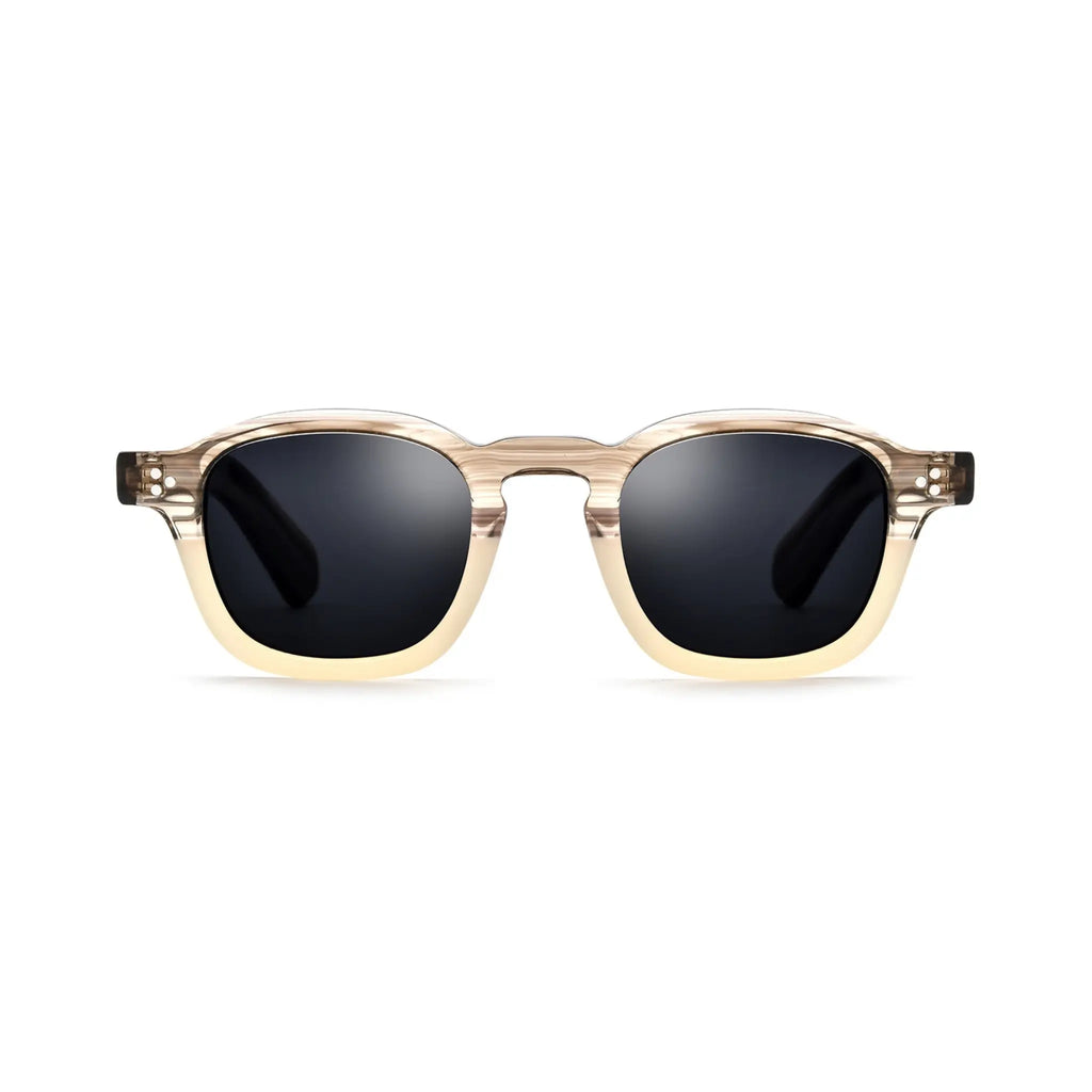 Betty’s Retro Shades Connie sunglasses in marbled brown with dark grey lenses