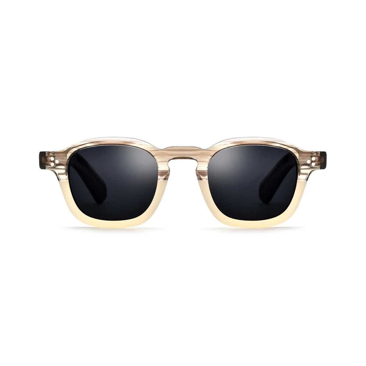 Betty’s Retro Shades Connie sunglasses in marbled brown with dark grey lenses