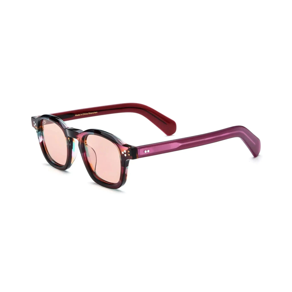 Betty’s Retro Shades Connie sunglasses in marbled purple with rose lenses
