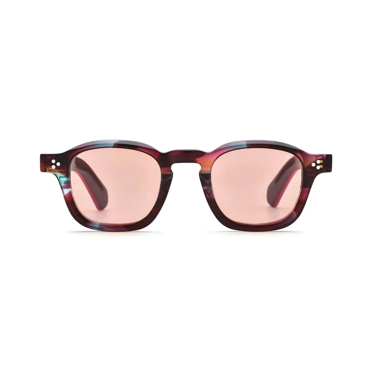 Betty’s Retro Shades Connie sunglasses in marbled purple with rose lenses