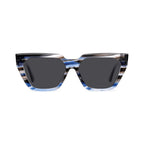 Betty’s Retro Shades Cora sunglasses in marbled blue with dark grey lenses