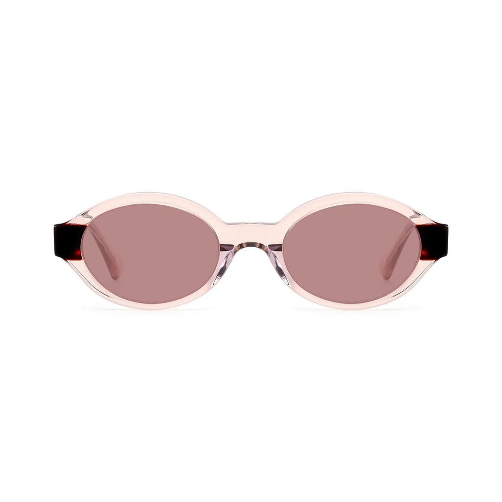 Betty’s Retro Shades Daisy sunglasses in marbled pink with rose tint lenses