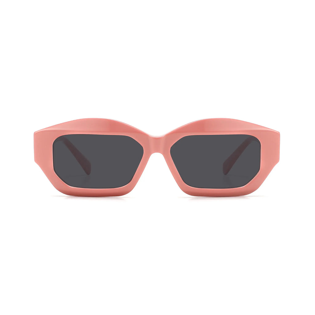 Betty’s Retro Shades Daphne sunglasses in pink with dark grey lenses