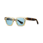 Betty’s Retro Shades Delilah sunglasses in clear yellow with light blue lenses