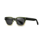 Betty’s Retro Shades Delilah sunglasses in green gradient with dark grey lenses