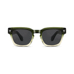 Betty’s Retro Shades Delilah sunglasses in green gradient with dark grey lenses