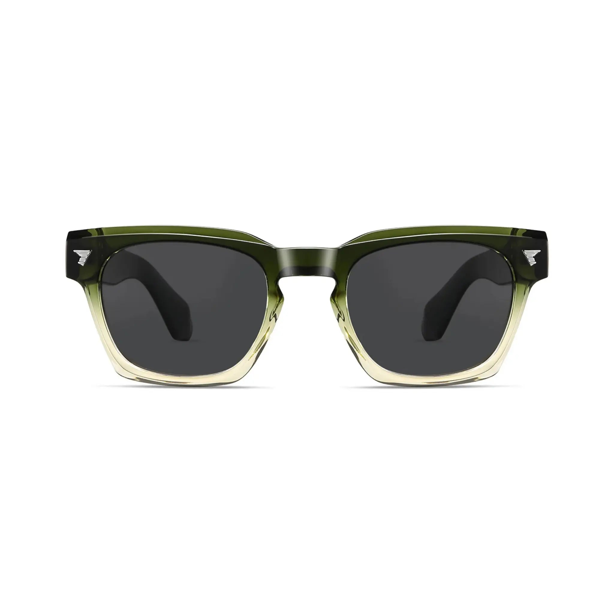 Betty’s Retro Shades Delilah sunglasses in green gradient with dark grey lenses