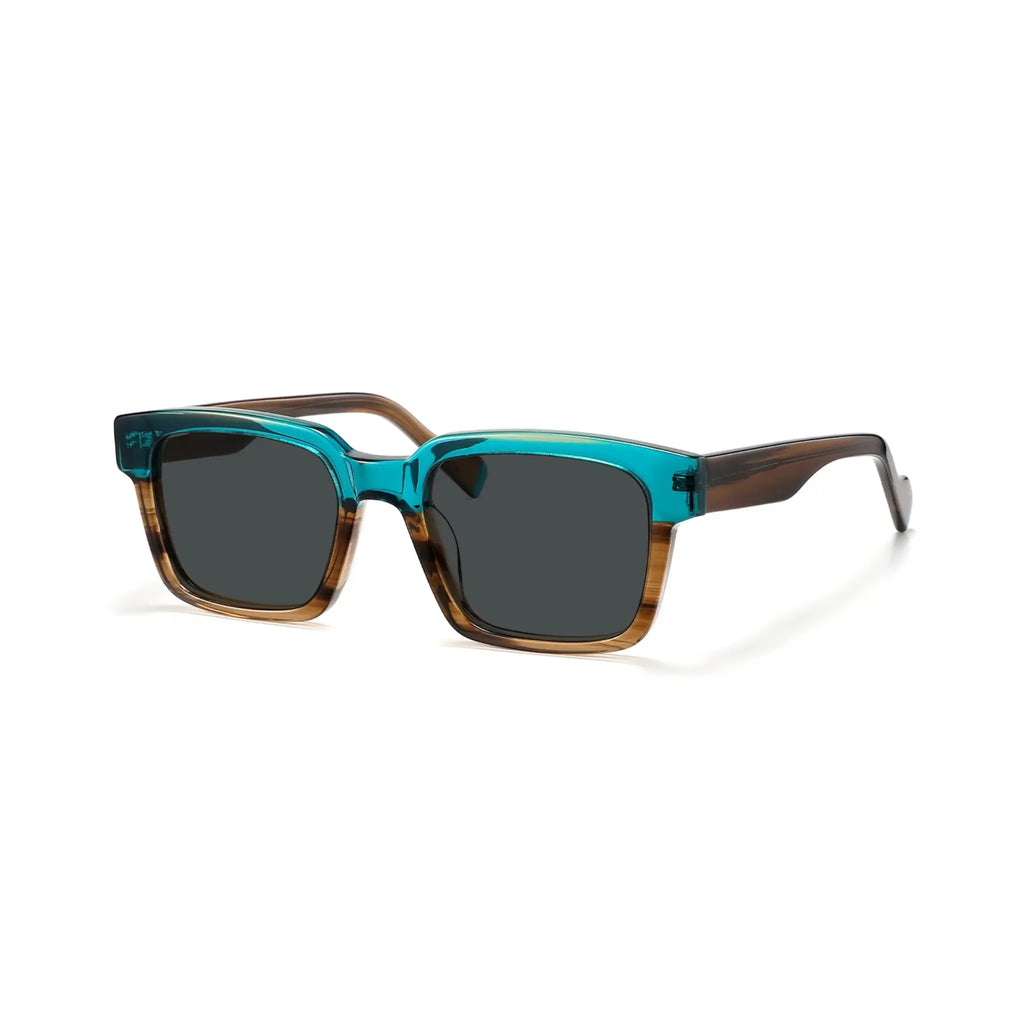 Betty’s Retro Shades Doris sunglasses in marbled brown with dark grey lenses