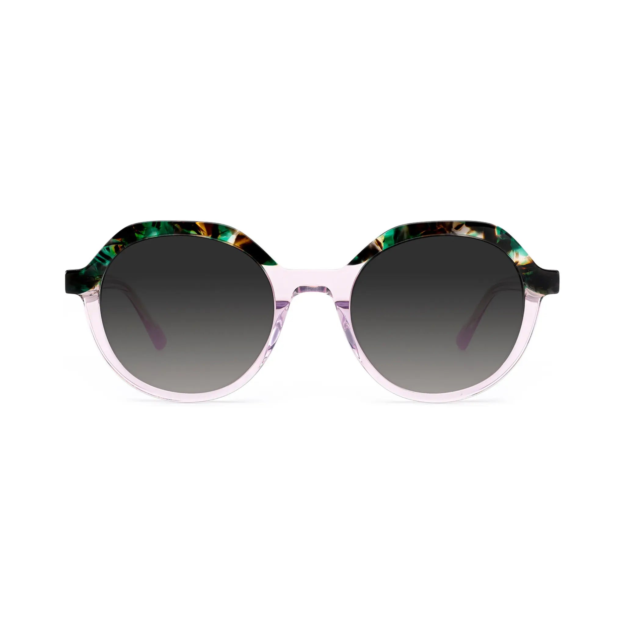 Betty’s Retro Shades Dotty sunglasses in marbled purple with grey gradient lenses