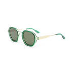 Betty’s Retro Shades Elise sunglasses in clear green with green lenses