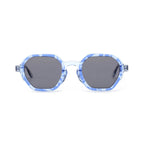 Betty’s Retro Shades Elise sunglasses in marbled blue with dark grey lenses