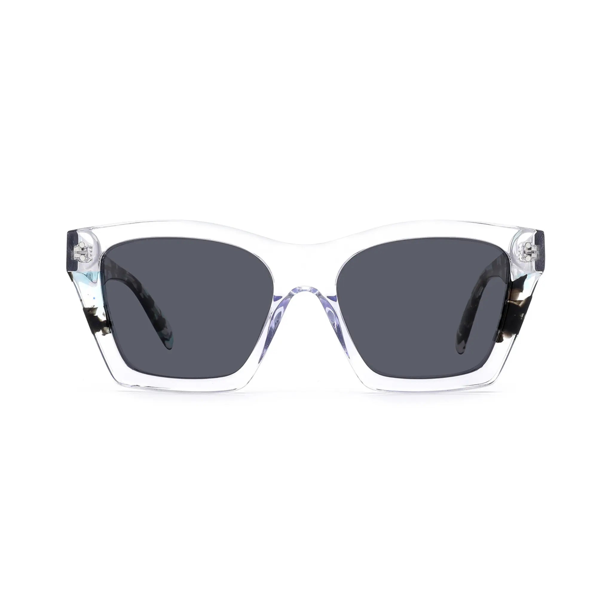 Betty’s Retro Shades Esther sunglasses in frost with dark grey lenses