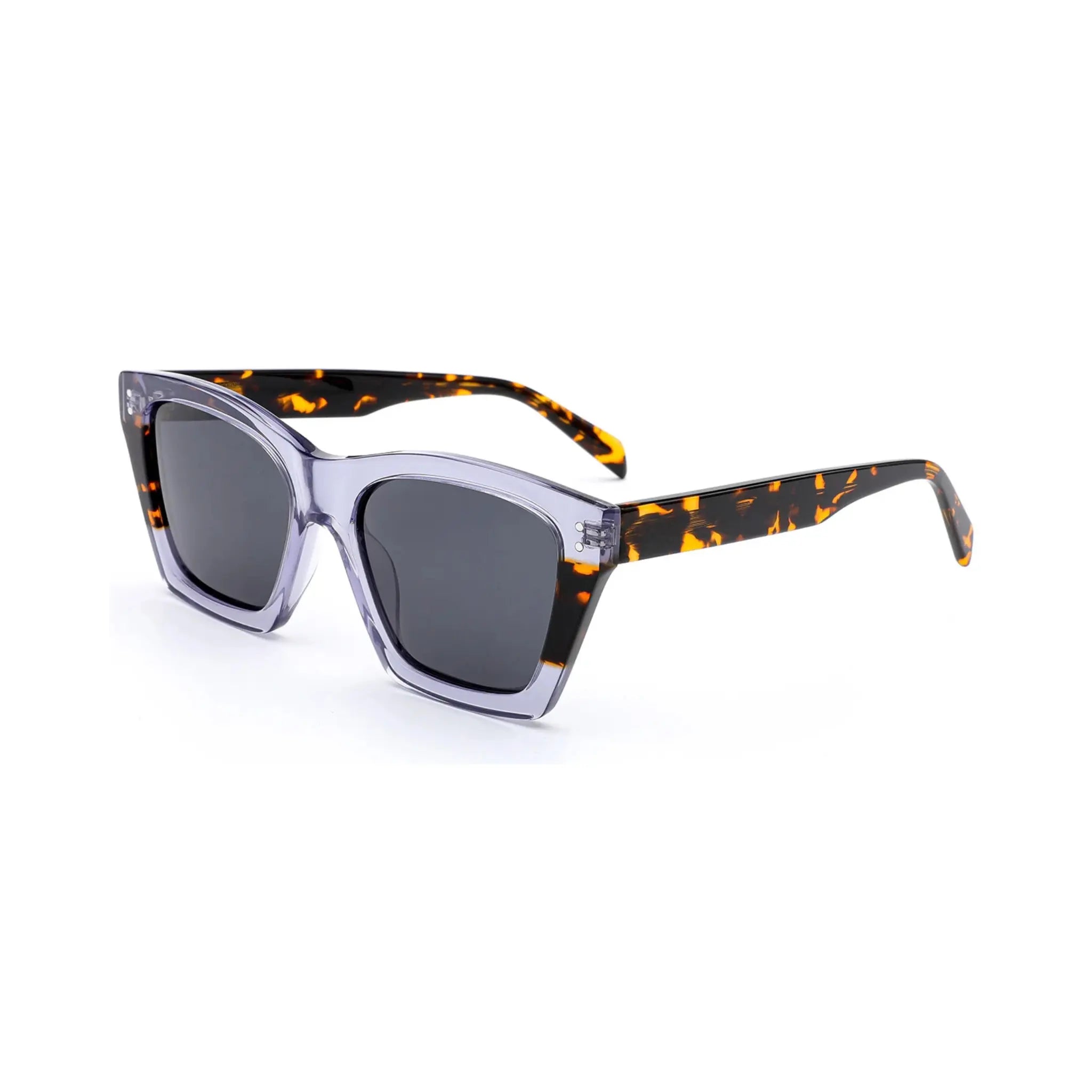Betty’s Retro Shades Esther sunglasses in marbled grey with dark grey lenses