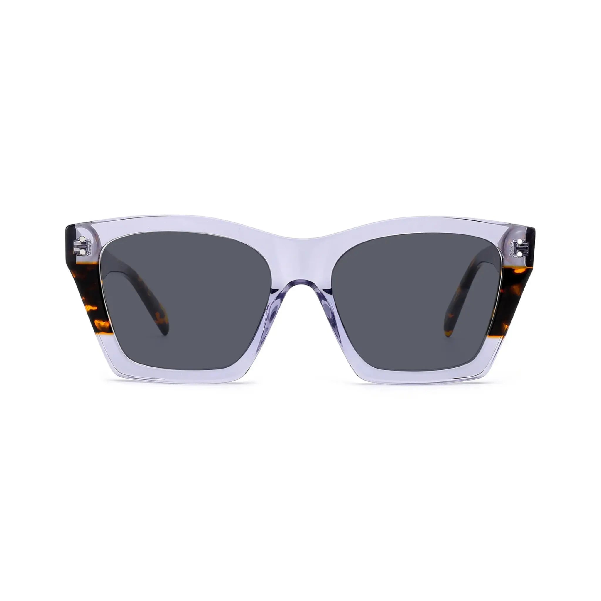 Betty’s Retro Shades Esther sunglasses in marbled grey with dark grey lenses