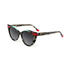 Betty’s Retro Shades Evelyn sunglasses in marbled grey with grey gradient lenses