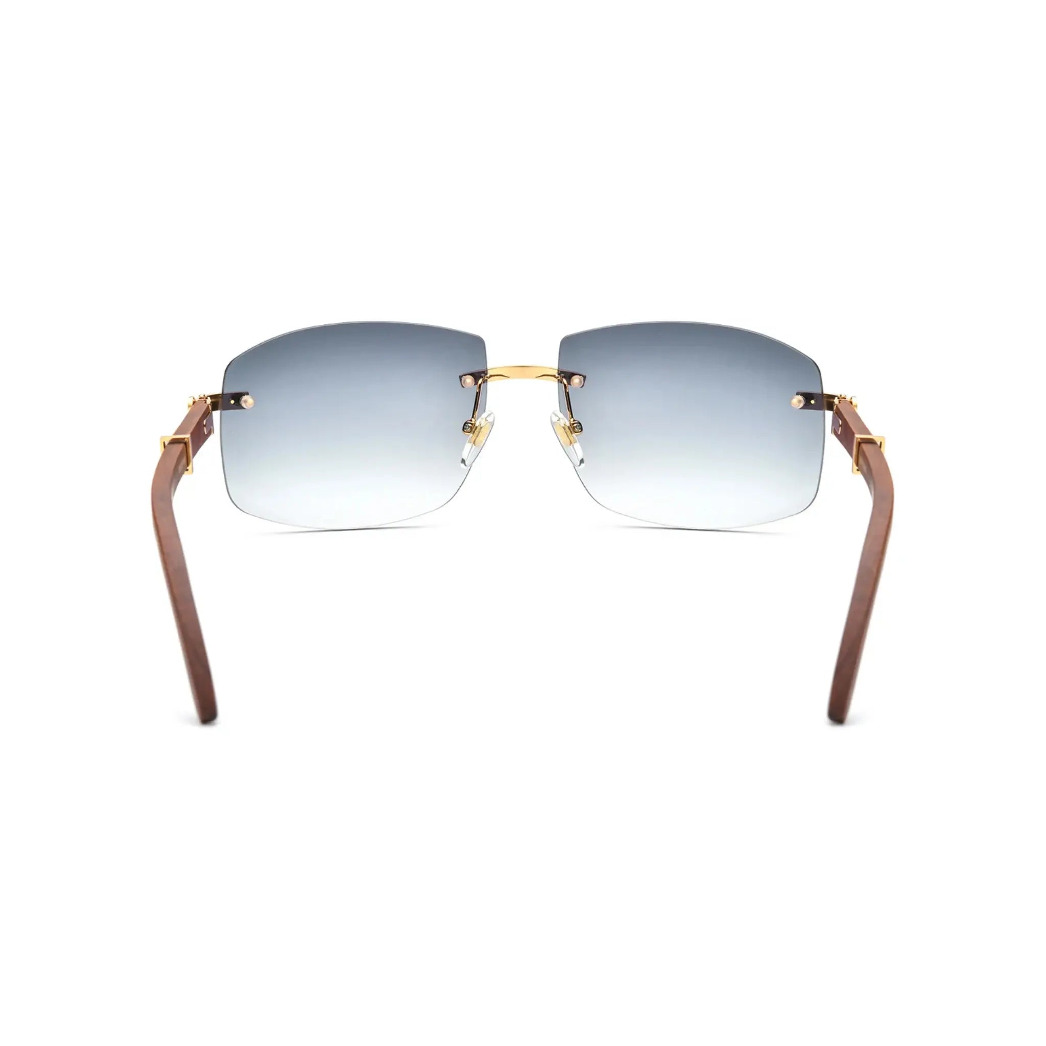 Betty’s Retro Shades Gia sunglasses in gold with grey gradient lenses