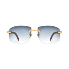 Betty’s Retro Shades Gia sunglasses in gold with grey gradient lenses