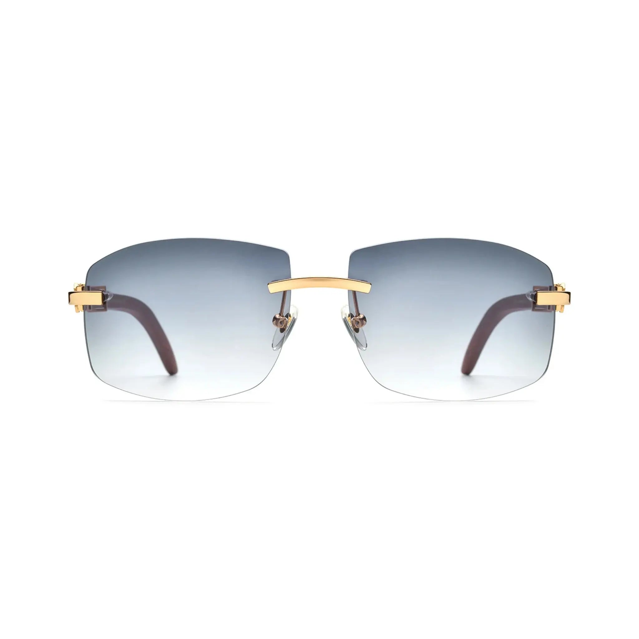 Betty’s Retro Shades Gia sunglasses in gold with grey gradient lenses