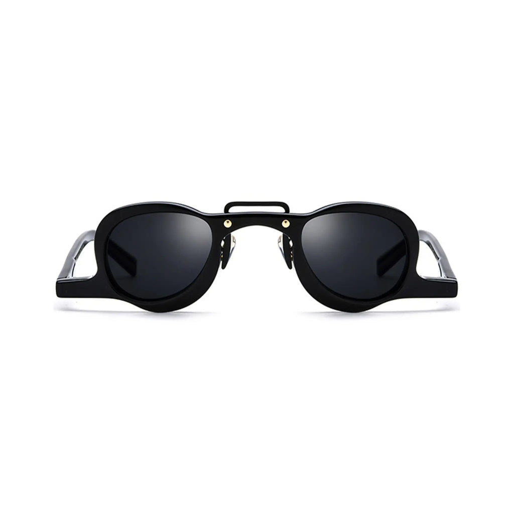 Betty’s Retro Shades Inez sunglasses in black with dark grey lenses