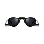 Betty’s Retro Shades Inez sunglasses in black with dark grey lenses