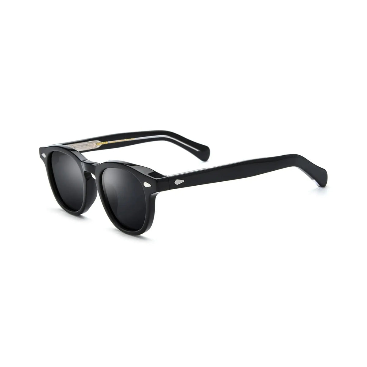Betty’s Retro Shades Iris sunglasses in black with dark grey lenses