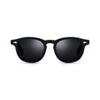 Betty’s Retro Shades Iris sunglasses in black with dark grey lenses