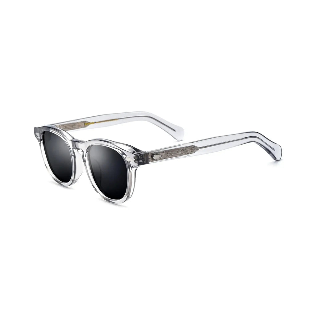 Betty’s Retro Shades Iris sunglasses in clear grey with dark grey lenses