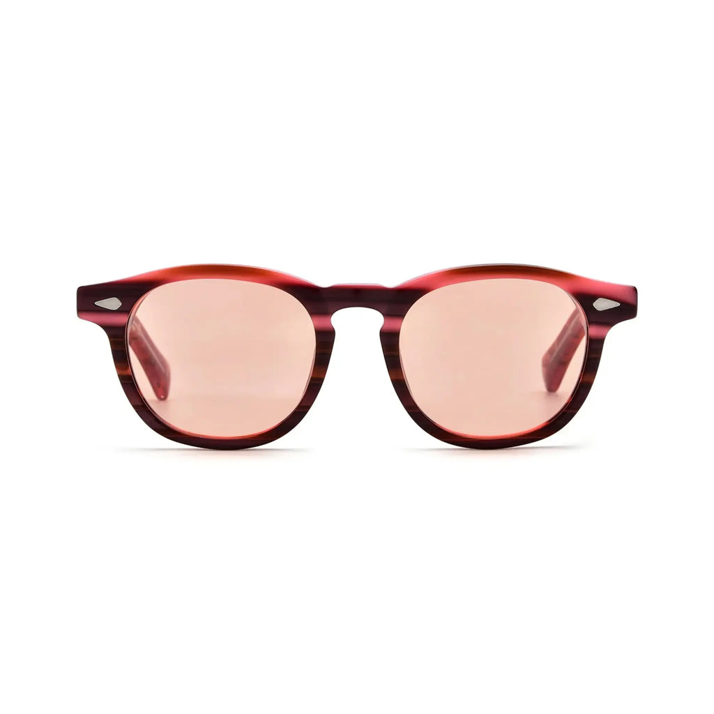 Betty’s Retro Shades Iris sunglasses in marbled red with rose lenses