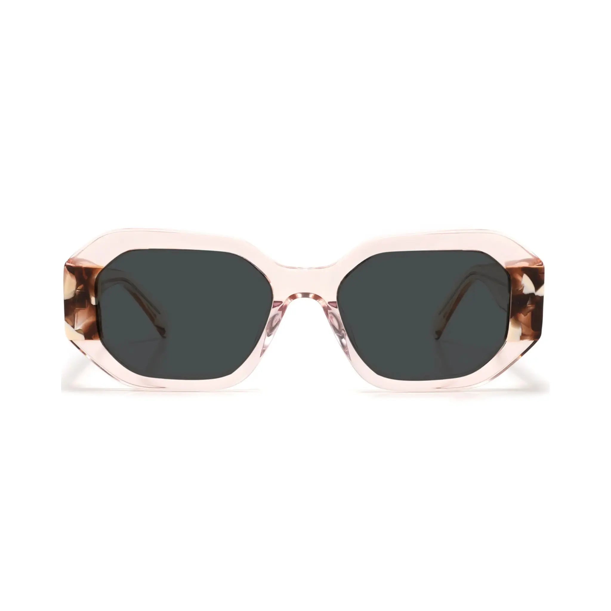 Betty’s Retro Shades Ivy sunglasses in marbled pink with dark grey lenses