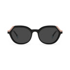 Betty’s Retro Shades Judith sunglasses in marbled black with dark grey lenses