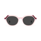 Betty’s Retro Shades Judith sunglasses in marbled pink with dark grey lenses