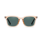 Betty’s Retro Shades Lana sunglasses in clear brown with dark green lenses