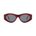 Betty’s Retro Shades Loretta sunglasses in wine red with dark grey lenses