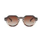 Betty’s Retro Shades Madge sunglasses in grey gradient with amber gradient lenses