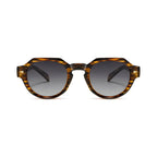 Betty’s Retro Shades Madge sunglasses in marbled brown with grey gradient lenses