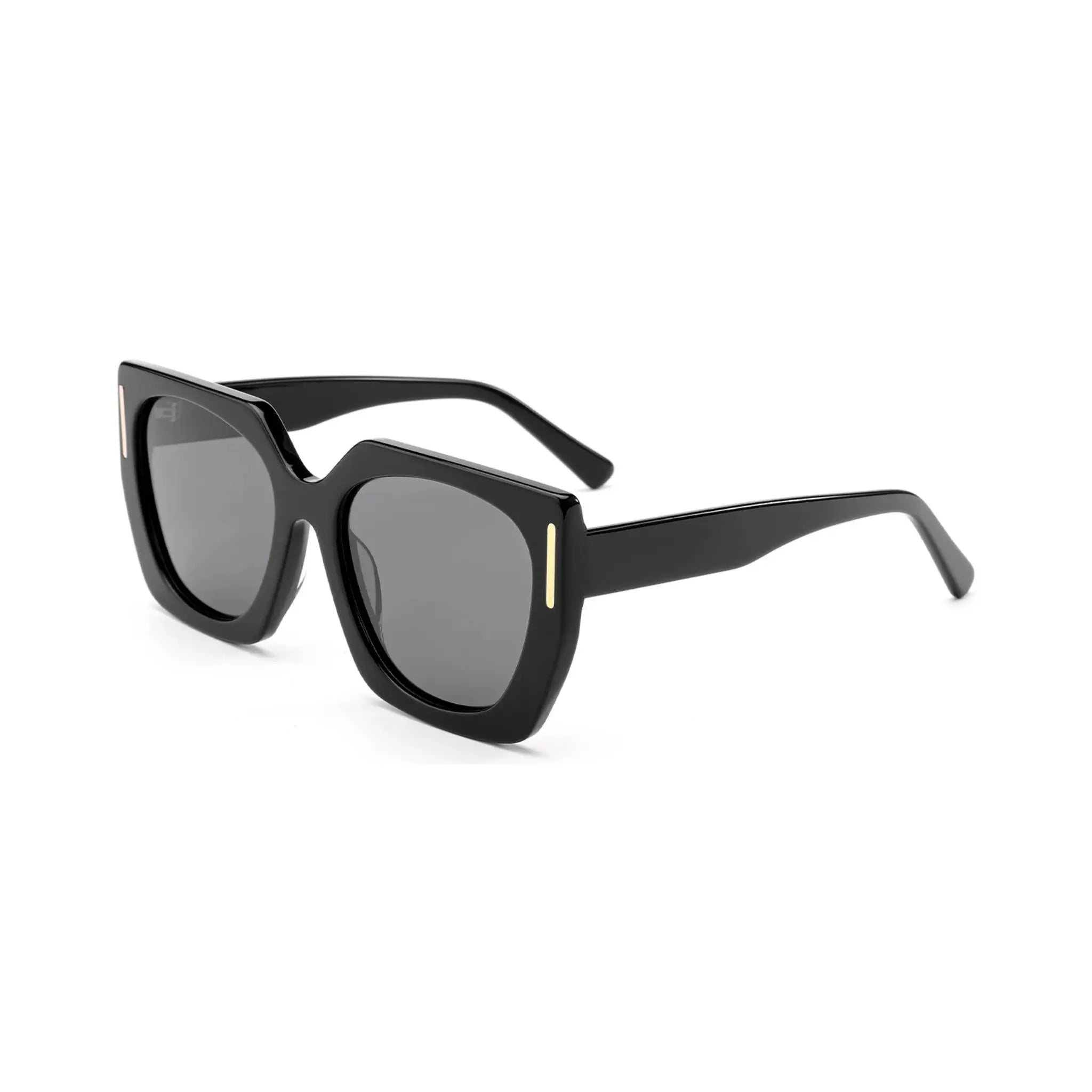 Betty’s Retro Shades Magnolia sunglasses in black with dark grey lenses