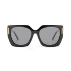 Betty’s Retro Shades Magnolia sunglasses in black with dark grey lenses